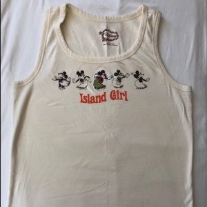 Disney “island girl” tank top large